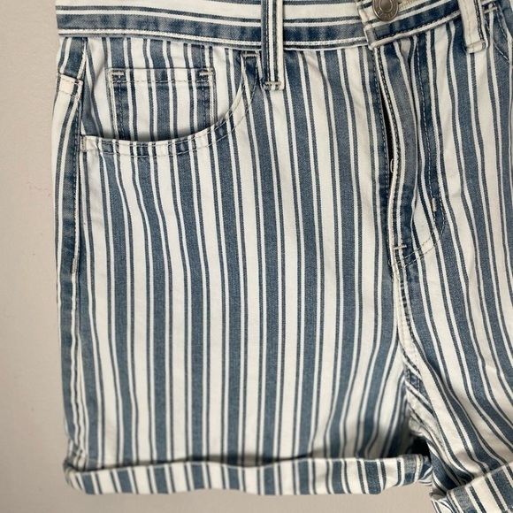 American Eagle Summer Boardwalk Striped Mom Short Size 0 - Picture 3 of 11